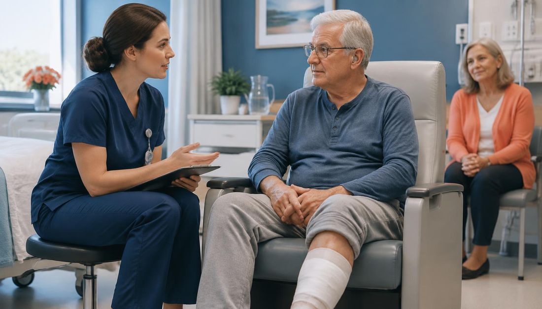 Medicinska sestra na razini pogleda procjenjuje spavanje i umor bolesnika uz prilagođenu komunikaciju.